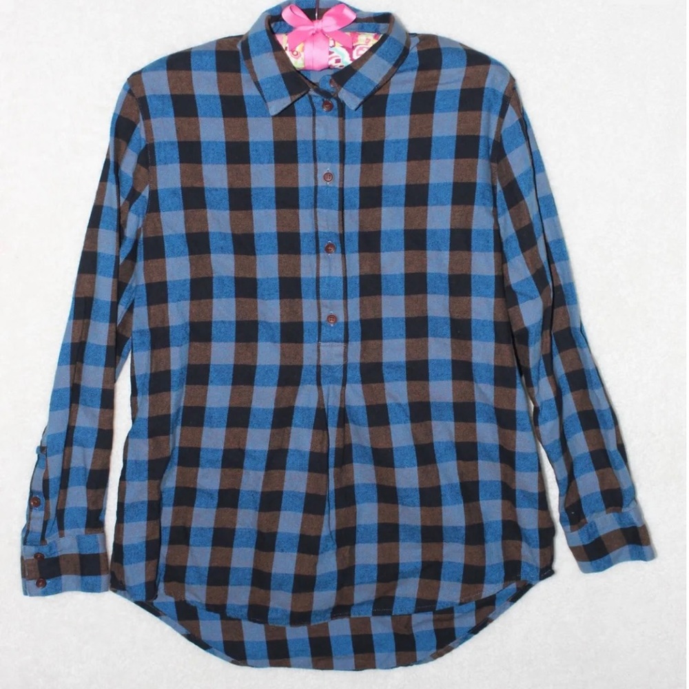 Madewell Flannel Popover, Style MC077, Sz XS